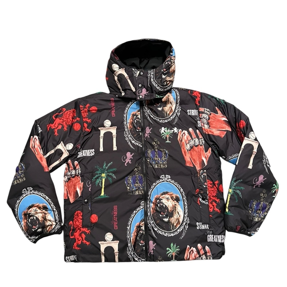 Nike LeBron James Therma-FIT Downfill Jacket FB6974-010 Size Large